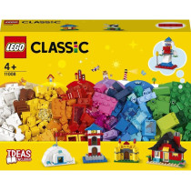 LEGO 11008 Classic Bricks And Houses Building Set, Preschool Toys For 4+ Year Old With Six Easy-To-Build Models