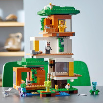 LEGO 21174 Minecraft The Modern Treehouse - Dollhouse Toy For Kids, Collectible Model With Creeper Figure, New 2021