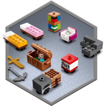 LEGO 21174 Minecraft The Modern Treehouse - Dollhouse Toy For Kids, Collectible Model With Creeper Figure, New 2021