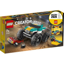 LEGO 31101 Creator 3in1 Monster Truck Demolition Car Toy - Muscle Car - Dragster Building Set, Vehicle Collection Series