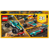 LEGO 31101 Creator 3in1 Monster Truck Demolition Car Toy - Muscle Car - Dragster Building Set, Vehicle Collection Series