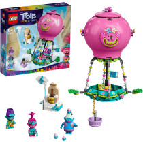 LEGO 41252 Trolls World Tour Poppy'S Hot Air Balloon Adventure Playset With Poppy, Branch, Biggie And Mr Dinkles