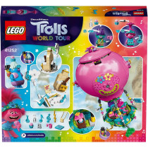 LEGO 41252 Trolls World Tour Poppy'S Hot Air Balloon Adventure Playset With Poppy, Branch, Biggie And Mr Dinkles