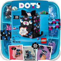 LEGO 41924 DOTS Secret Holder Cat Box, Room Accessories & Desk Decor Ideas, DIY Arts and Crafts for Kids