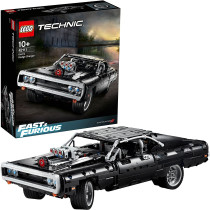 LEGO 42111 Technic Fast & Furious Dom's Dodge Charger Racing Car Model, Iconic Collector's Building Set