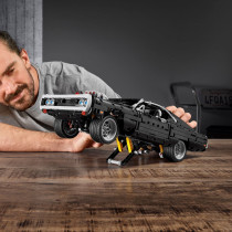 LEGO 42111 Technic Fast & Furious Dom's Dodge Charger Racing Car Model, Iconic Collector's Building Set