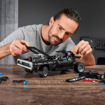 LEGO 42111 Technic Fast & Furious Dom's Dodge Charger Racing Car Model, Iconic Collector's Building Set