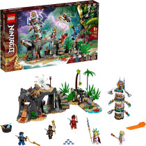 LEGO 71747 NINJAGO The Keepers' Village Building Set, with Ninja Cole, Jay and Kai Minifigures, Toys for Kids 8 + Years Old