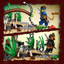 LEGO 71747 NINJAGO The Keepers' Village Building Set, with Ninja Cole, Jay and Kai Minifigures, Toys for Kids 8 + Years Old