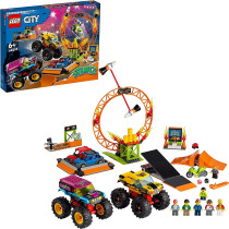 LEGO City Stunt Show Arena 60295 Building Kit Cool Stunt Toys For Kids Top Christmas Gift (668 Pieces)