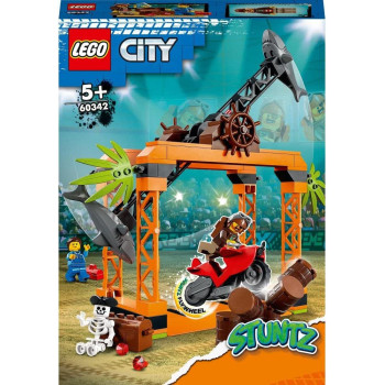 LEGO City The Shark Attack Stunt Challenge 60342 Playset, Multicolor