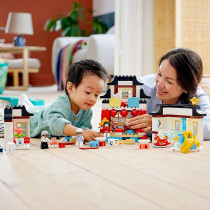 LEGO Duplo Town Happy Childhood Moments 10943 Family HoUSe Toy Playset Imaginative Play And Creative Fun For Kids (227 Pieces)