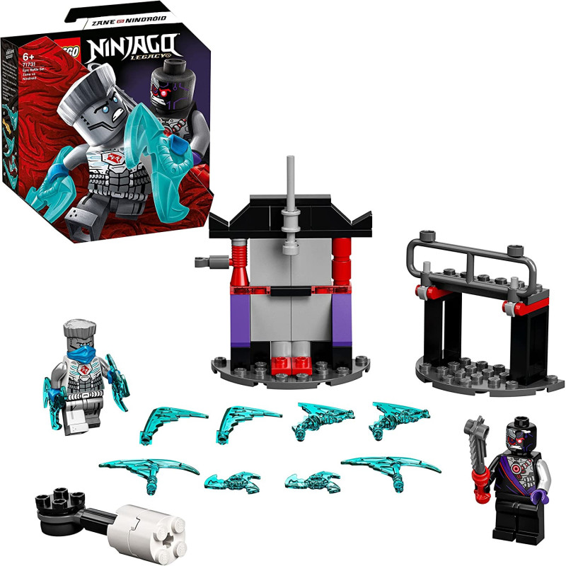 LEGO NINJAGO Epic Battle Set - Zane vs. Nindroid 71731 Building Kit (56 Pieces)