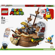 LEGO Super Mario Bowser'S Airship Expansion Set 71391 Building Kit Collectible Build-Display-And-Play Toy For Kids, New 2021 (1,152 Pieces)