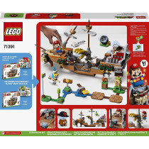 LEGO Super Mario Bowser'S Airship Expansion Set 71391 Building Kit Collectible Build-Display-And-Play Toy For Kids, New 2021 (1,152 Pieces)