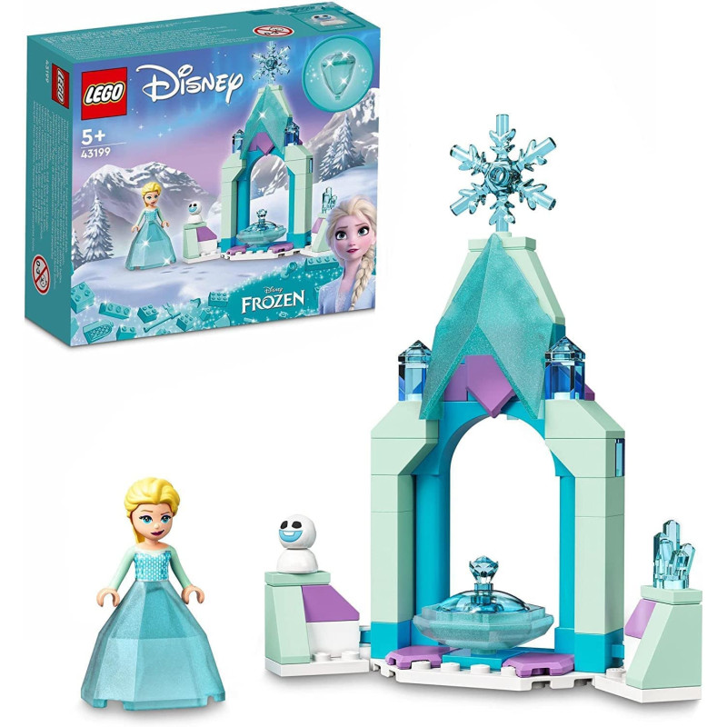 LEGO Disney Elsa'S Castle Courtyard 43199 Building Kit A Buildable Princess Toy Created For Kids Aged 5+ (53 Pieces)