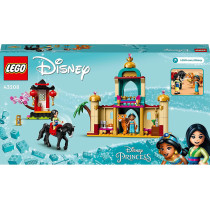 LEGO Disney Jasmine And Mulan'S Adventure 43208 Building Kit A Fun Princess Construction Toy For Kids Aged 5+ (176 Pieces)
