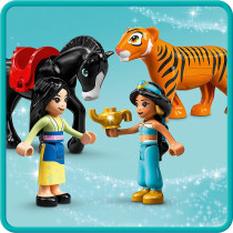 LEGO Disney Jasmine And Mulan'S Adventure 43208 Building Kit A Fun Princess Construction Toy For Kids Aged 5+ (176 Pieces)