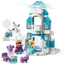 LEGO 10899 Duplo Disney Frozen Ice Castle Princess Elsa And Anna Mini Dolls And Snowman Figure Toys For 2 Years Old Girl And Boy