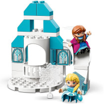 LEGO 10899 Duplo Disney Frozen Ice Castle Princess Elsa And Anna Mini Dolls And Snowman Figure Toys For 2 Years Old Girl And Boy