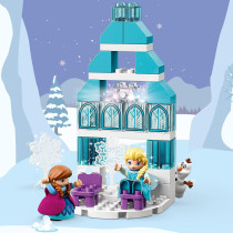 LEGO 10899 Duplo Disney Frozen Ice Castle Princess Elsa And Anna Mini Dolls And Snowman Figure Toys For 2 Years Old Girl And Boy
