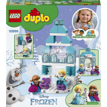 LEGO 10899 Duplo Disney Frozen Ice Castle Princess Elsa And Anna Mini Dolls And Snowman Figure Toys For 2 Years Old Girl And Boy