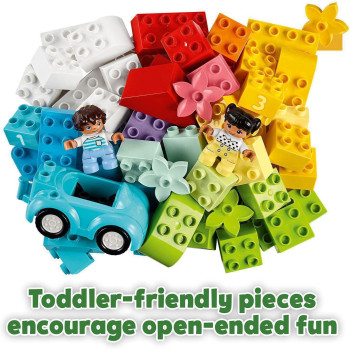 LEGO 10913 Duplo Classic Brick Box Building Set With Storage, First Bricks Learning Toy For Toddlers 1.5 Year Old