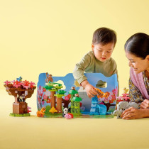 LEGO 10974 Duplo Wild Animals Of Asia With Panda & Elephant Baby Animal Toy Figures Plus Sounds, Toys For Toddlers And Kids Age 2-5