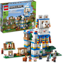 LEGO 21188 Minecraft The Llama Village Toy Farm House Building Set With 6 Modules, Plus Villagers And Animal Figures, Gift Idea For Kids