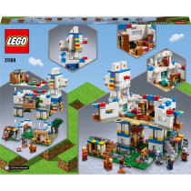 LEGO 21188 Minecraft The Llama Village Toy Farm House Building Set With 6 Modules, Plus Villagers And Animal Figures, Gift Idea For Kids