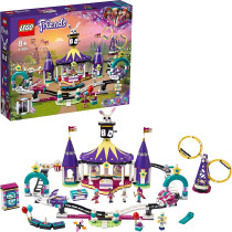 LEGO 41685 Friends Magical Funfair Roller Coaster Fairground Set, Amusement Park Toy for Kids 8+ Years Old with Magic Tricks, New 2021