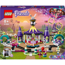 LEGO 41685 Friends Magical Funfair Roller Coaster Fairground Set, Amusement Park Toy for Kids 8+ Years Old with Magic Tricks, New 2021