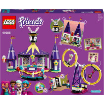 LEGO 41685 Friends Magical Funfair Roller Coaster Fairground Set, Amusement Park Toy for Kids 8+ Years Old with Magic Tricks, New 2021