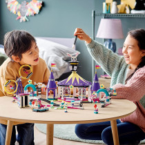 LEGO 41685 Friends Magical Funfair Roller Coaster Fairground Set, Amusement Park Toy for Kids 8+ Years Old with Magic Tricks, New 2021
