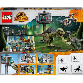 LEGO 76949 Jurassic World Dominion Giganotosaurus & Therizinosaurus Attack