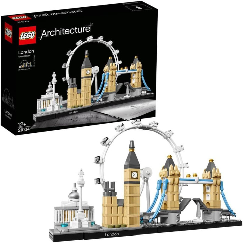 LEGO Architecture London Skyline Collection 21034 Building Set Model Kit And Gift For Kids And Adults (468 Pieces)