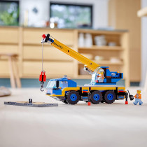 LEGO City 60324 Mobile Crane Building Toy & Playset | Age 7+ | Construction Vehicle