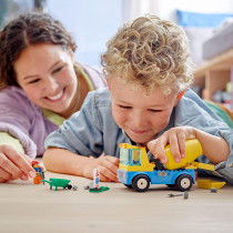 LEGO City Cement Mixer Truck 60325 Building Kit  Realistic Toy Construction Vehicle For Kids Aged 4+ (85 Pieces)