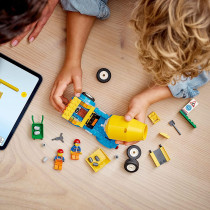 LEGO City Cement Mixer Truck 60325 Building Kit  Realistic Toy Construction Vehicle For Kids Aged 4+ (85 Pieces)