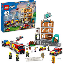 LEGO City Fire Brigade 60321 Building Kit  Multi-Model Playset With 2 LEGO City Tv Characters, For Ages 7+ (766 Pieces)