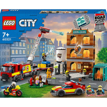 LEGO City Fire Brigade 60321 Building Kit  Multi-Model Playset With 2 LEGO City Tv Characters, For Ages 7+ (766 Pieces)