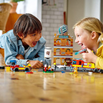 LEGO City Fire Brigade 60321 Building Kit  Multi-Model Playset With 2 LEGO City Tv Characters, For Ages 7+ (766 Pieces)