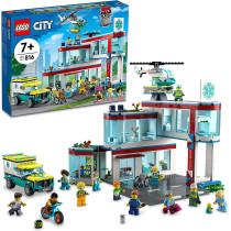 LEGO City Hospital 60330 Building Kit With Ambulance And Rescue Helicopter For Kids Aged 7 And Up (816 Pieces)