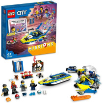 LEGO City Water Police Detective Missions (60355) playset for kids 6+