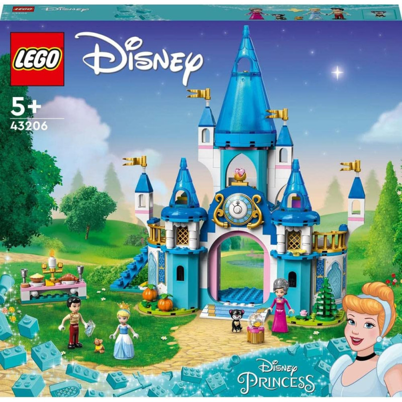 LEGO Disney Princess Cinderella and Prince Charming's Castle 43206