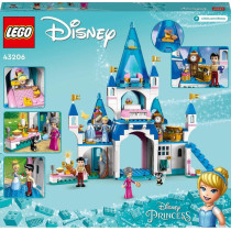 LEGO Disney Princess Cinderella and Prince Charming's Castle 43206