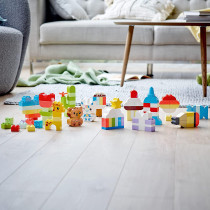 LEGO Duplo Creative Building Time 10978 Colorful Construction Toy For Preschoolers Aged 18 Months And Up (120 Pieces)
