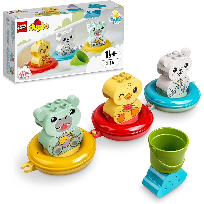 LEGO Duplo My First Bath Time Fun: Floating Animal Train 10965 Building Toy For Preschool Kids Aged 18 Months And Up (14 Pieces)