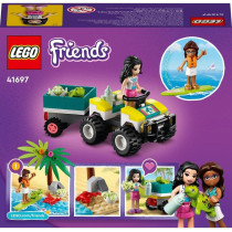 LEGO Friends Turtle Protection Vehicle 41697 Rescue Building Kit  Marine Toy Birthday Gift Grows Imaginations  For Kids Aged 6+ (90 Pieces)