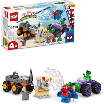 LEGO Marvel Spidey And His Amazing Friends Hulk vs. Rhino Truck Showdown 10782 (110 Pieces)